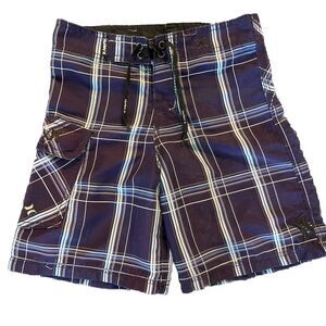 Hurley Boy Board Shorts Size 6 Purple